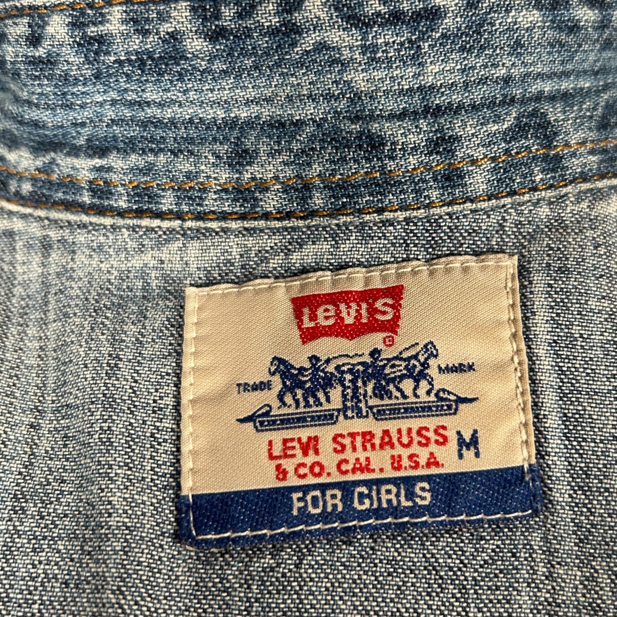 Camicia Western in Denim Vintage Levi's – Anni '90