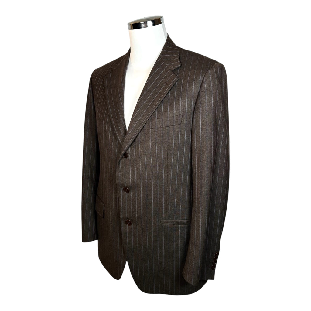 Giacca Sartoriale Gessata Vintage Davide Cenci x Loro Piana - Anni ‘80/90
