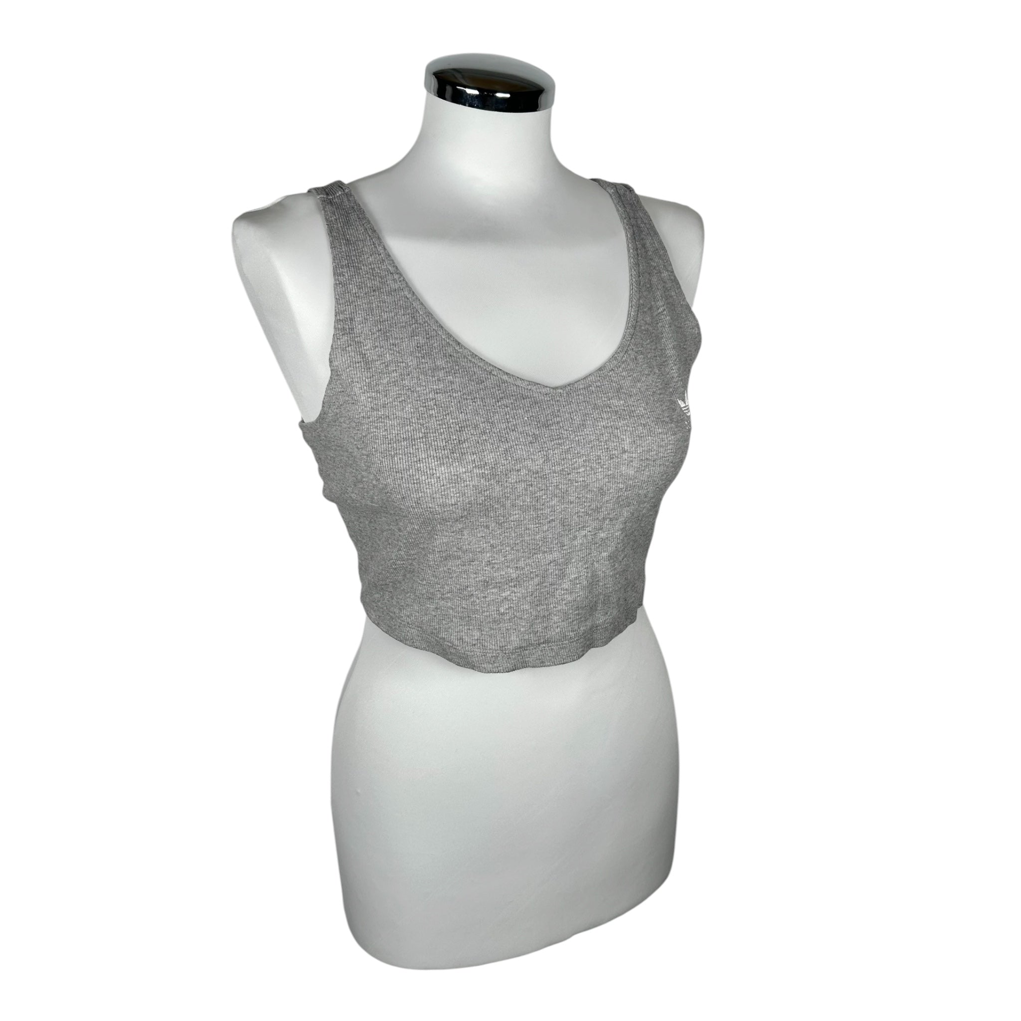 Canotta Crop a Coste Adidas Originals