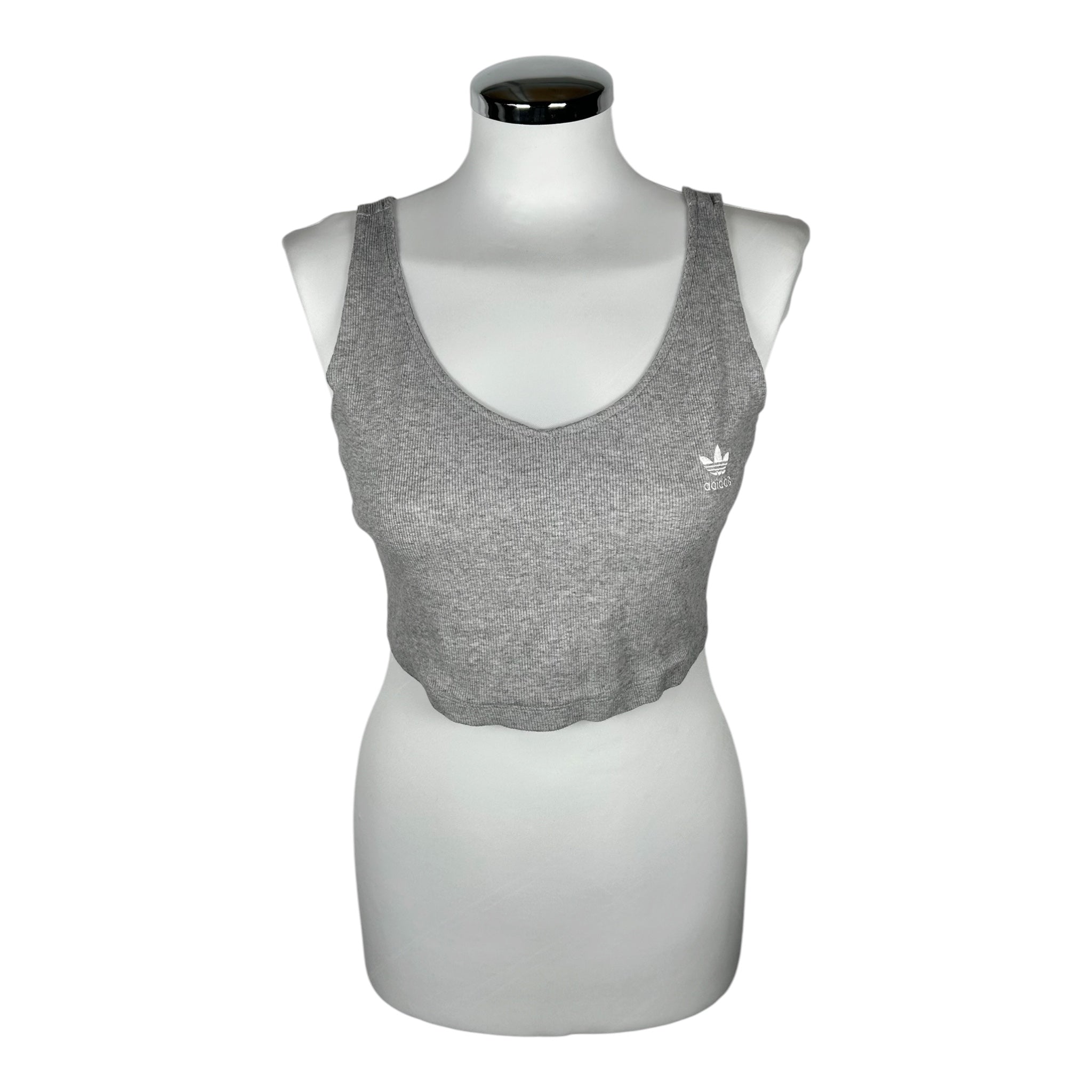 Canotta Crop a Coste Adidas Originals