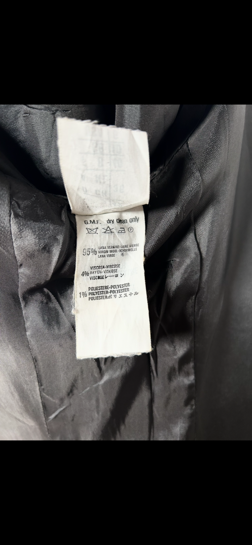Blazer Vintage Studio 0001 by Gianfranco Ferré – Lana Vergine Gessata