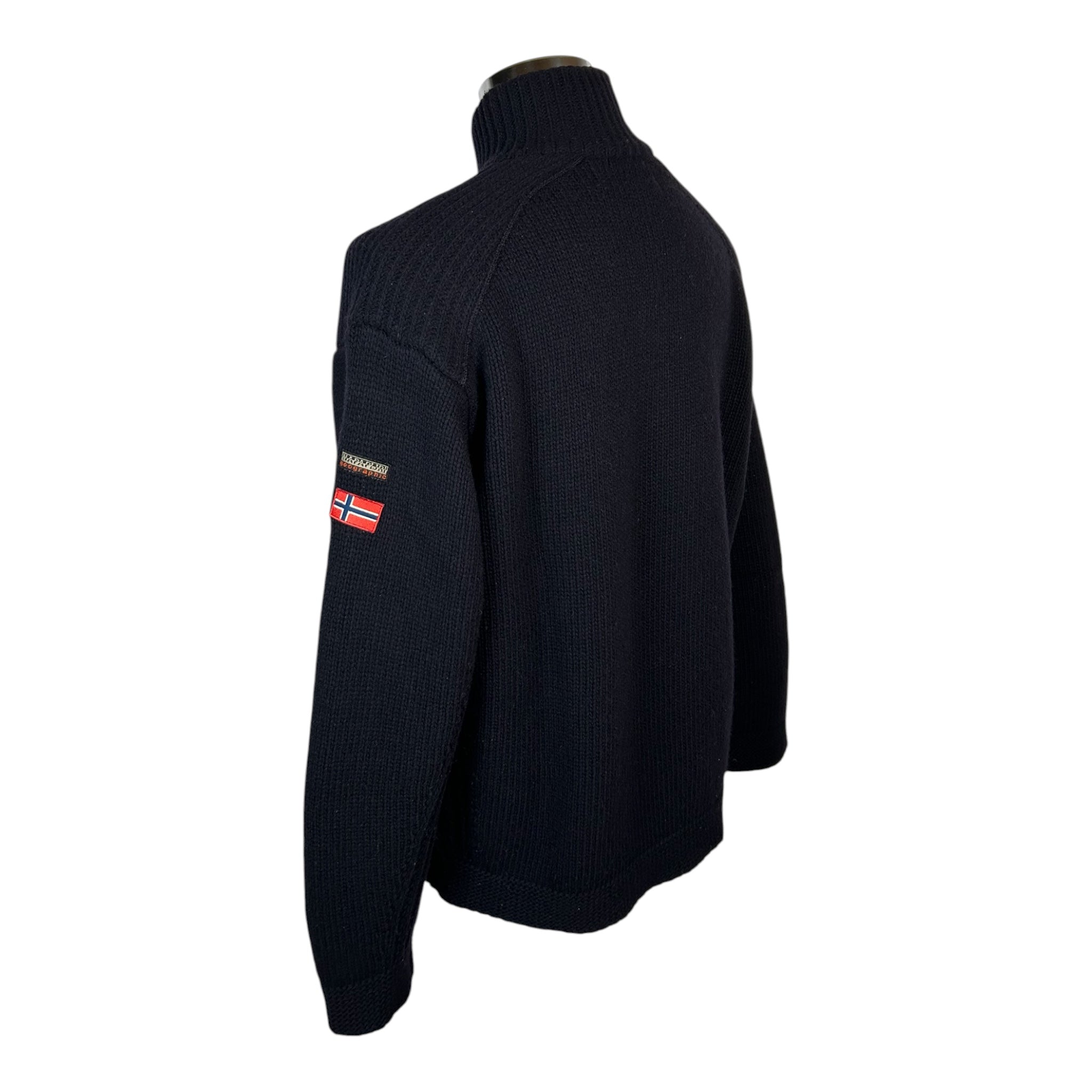 Maglione Vintage Napapijri in Pura Lana Vergine