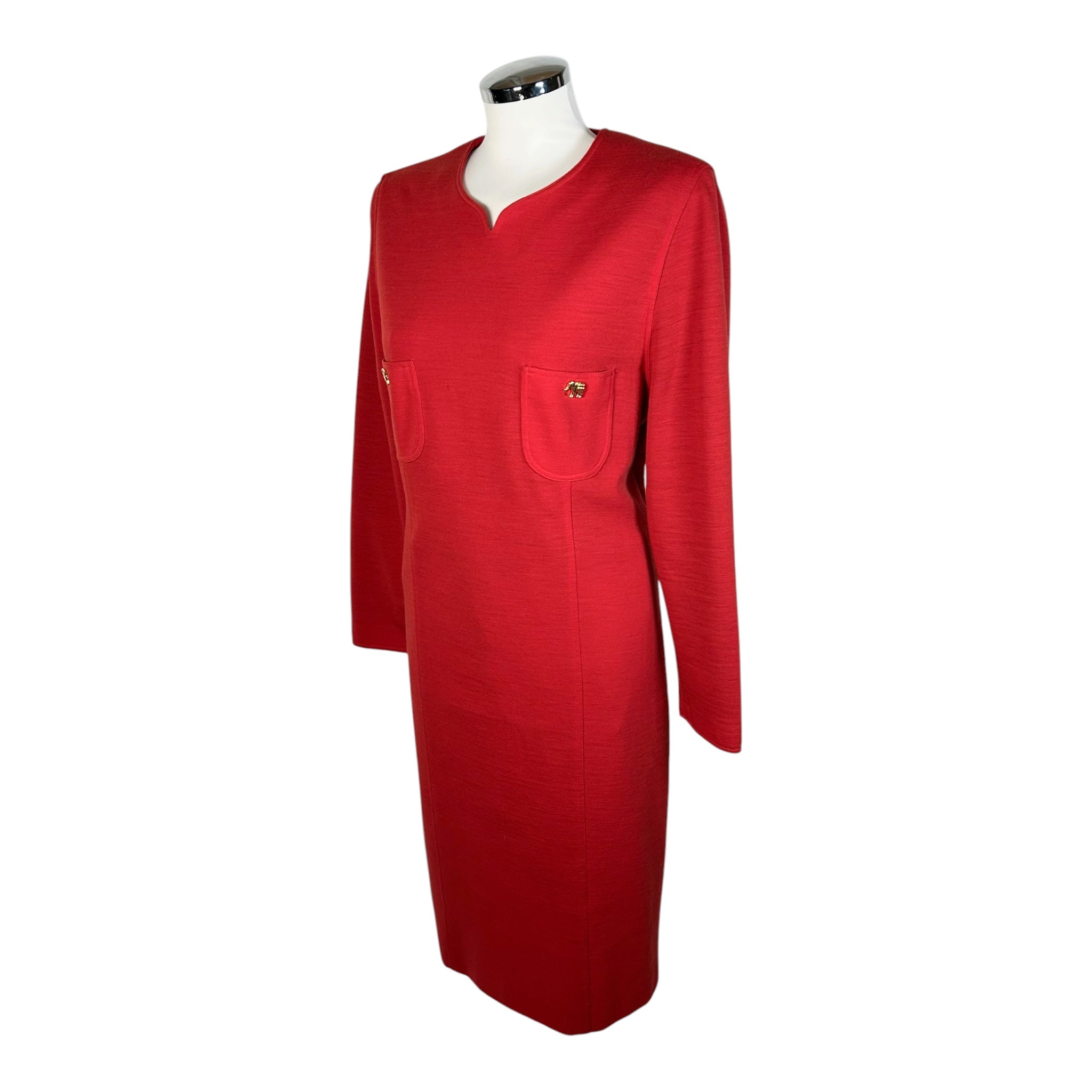 Abito Vintage Luisa Spagnoli in Misto Lana - Anni '80
