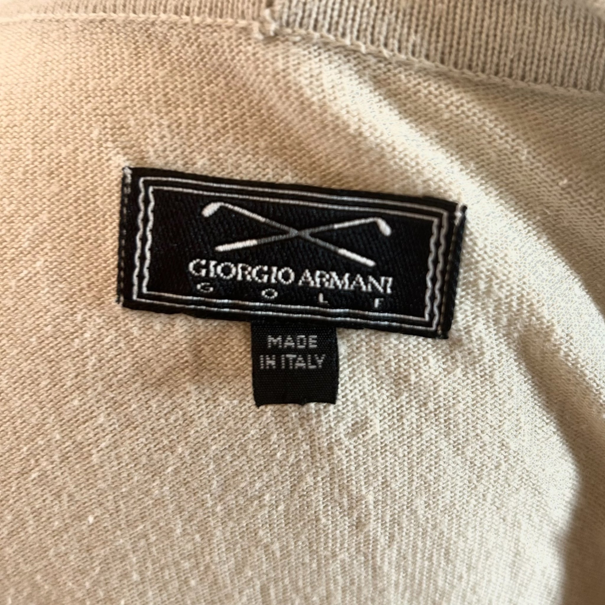 Cardigan Vintage Giorgio Armani Golf