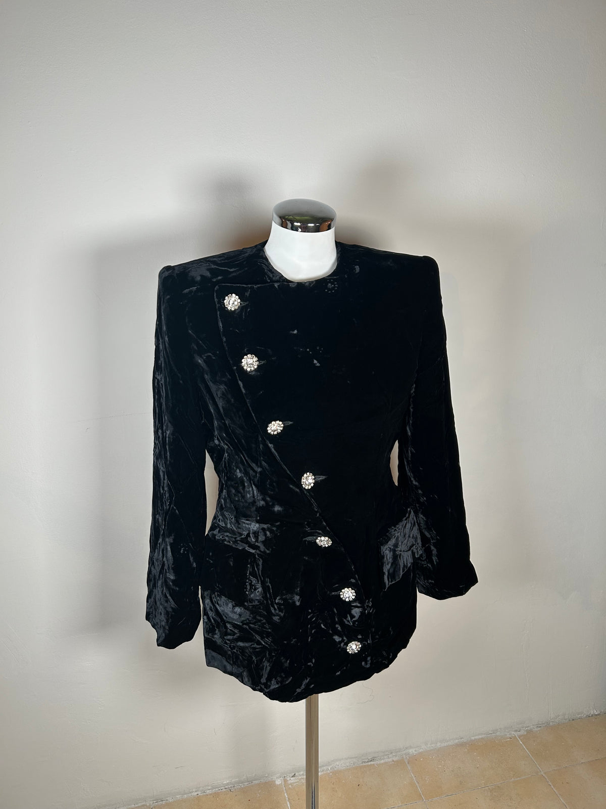 Giacca vintage in velluto anni ‘80