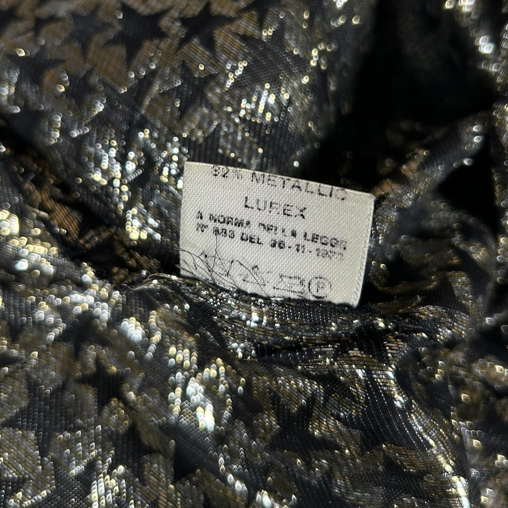 Top Pancaldi & B Vintage in seta e lurex - Anni ‘70/80