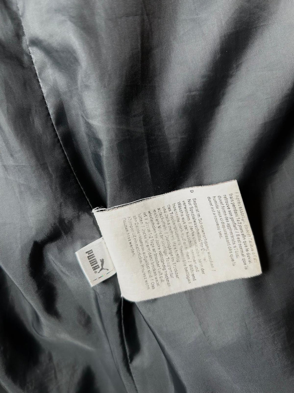 Piumino nero Puma