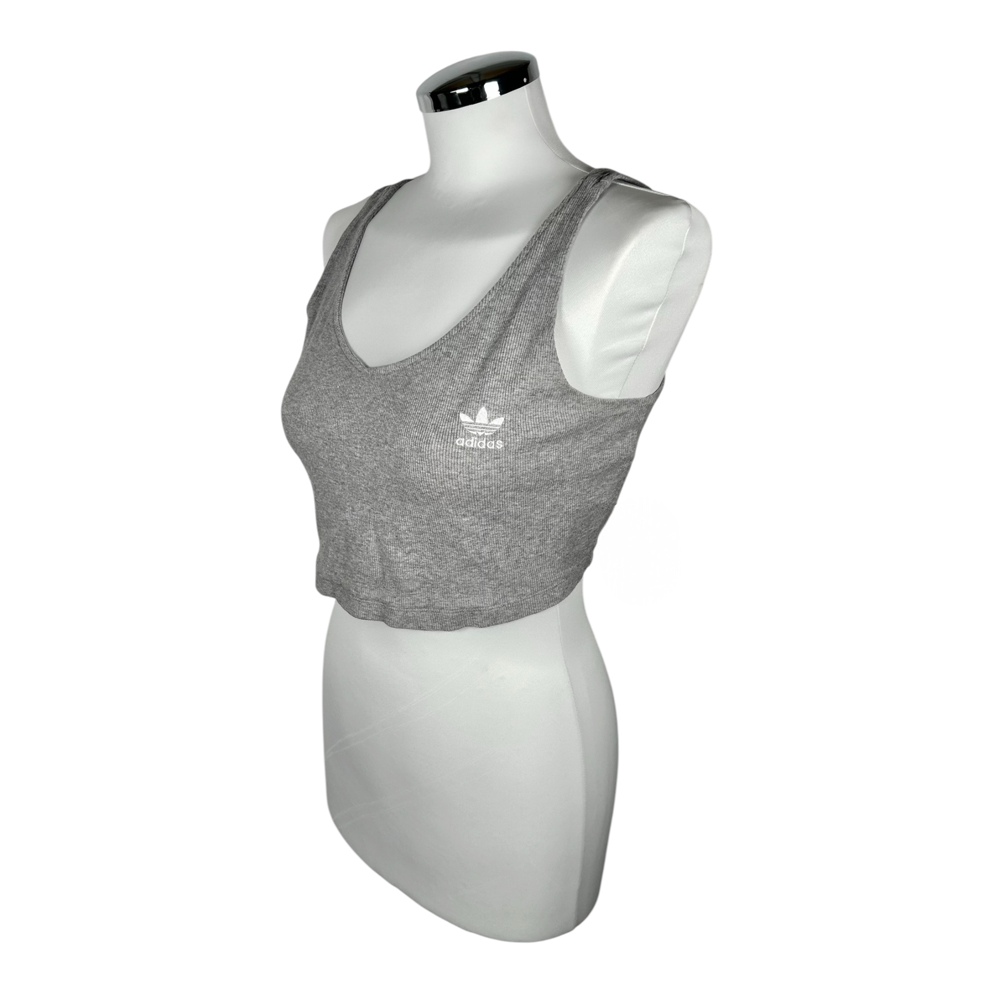 Canotta Crop a Coste Adidas Originals