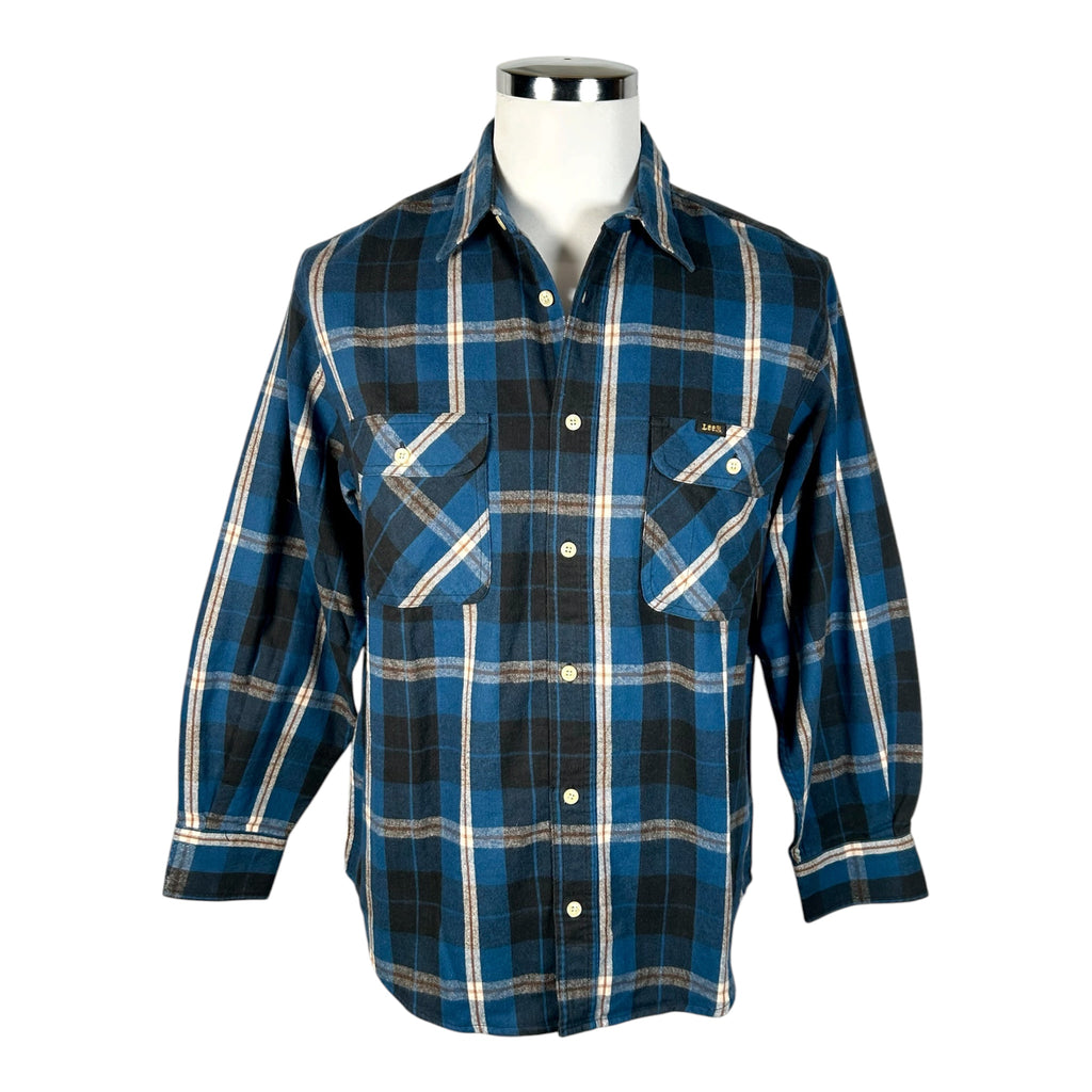 Camicia Vintage Lee Flanella a Quadri – Made in USA Anni '70