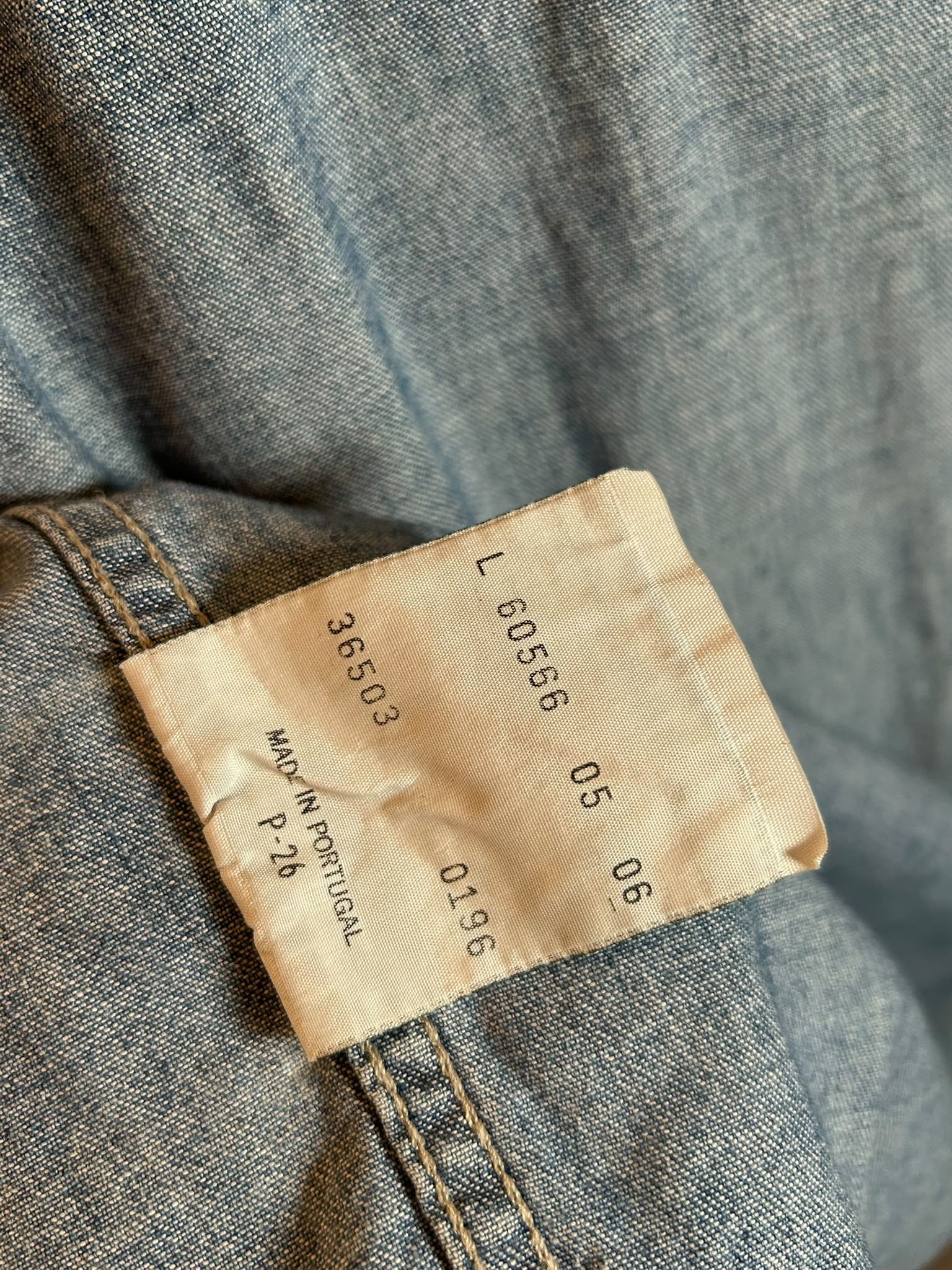 Camicia in denim Levi’s Vintage Western anni ‘90
