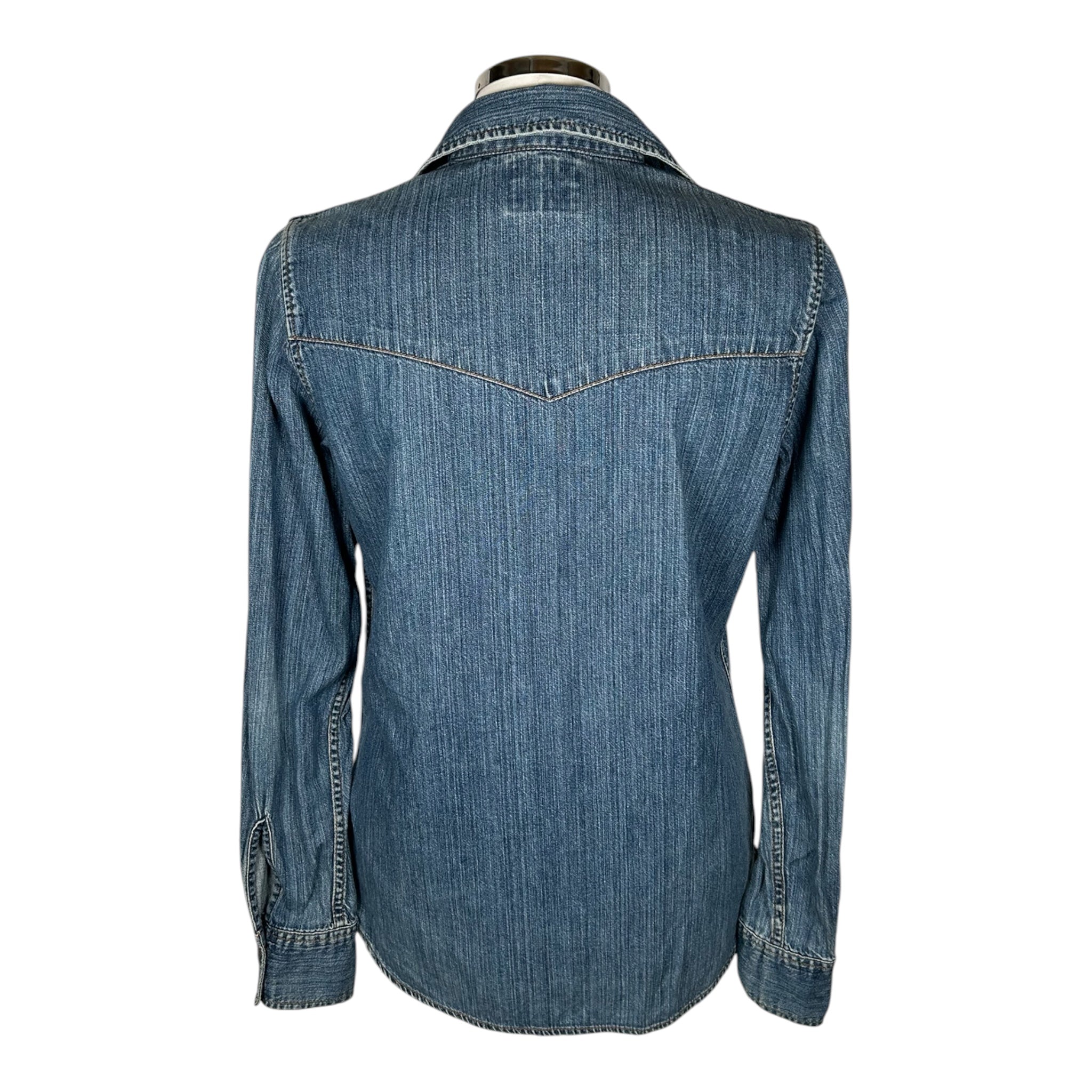 Camicia Western in Denim Vintage Levi's – Anni '90