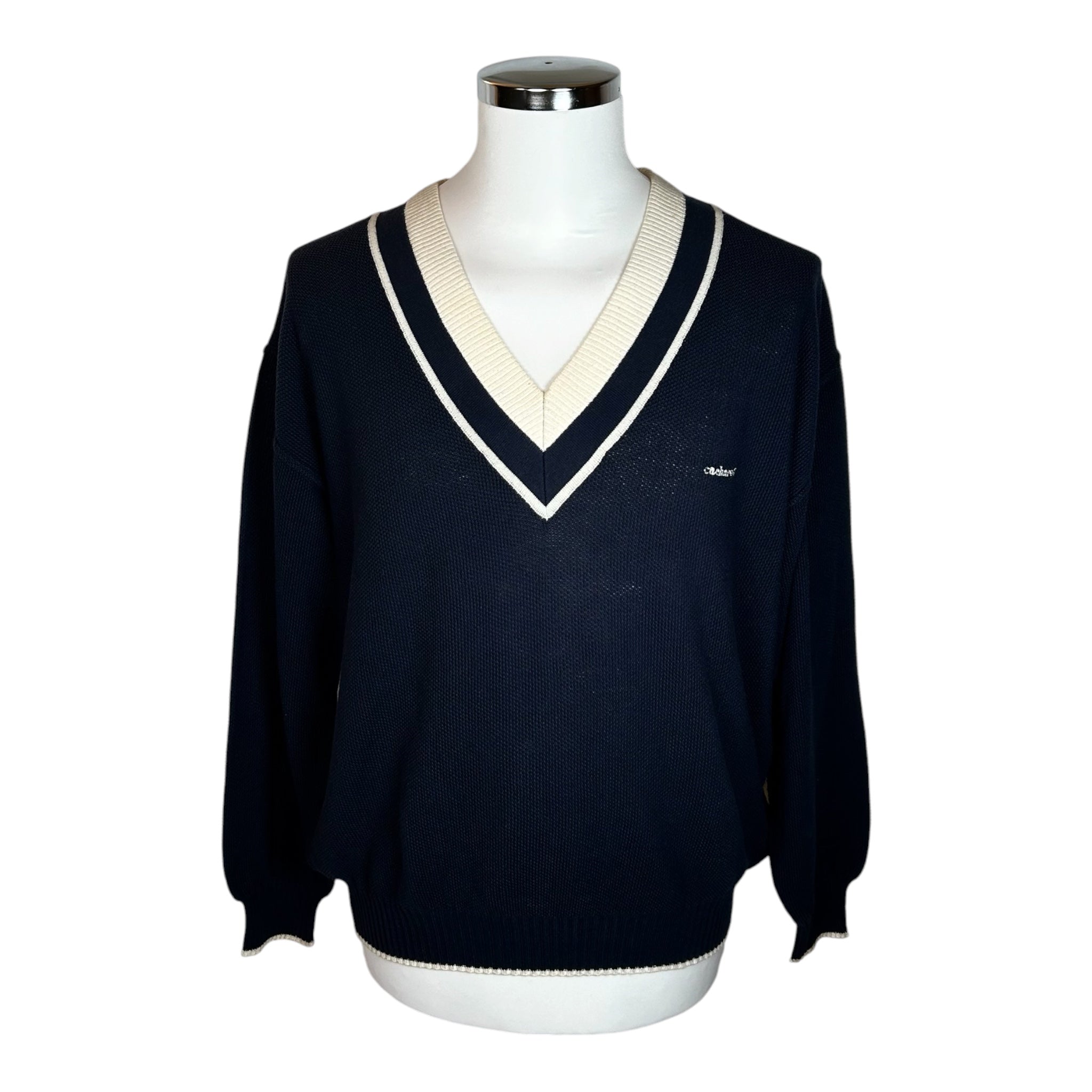 Maglione Vintage Cacharel stile Cricket – Anni ‘80