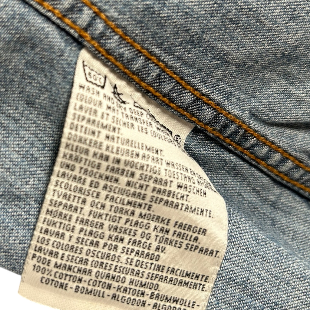 Camicia Western in Denim Vintage Levi's – Anni '90