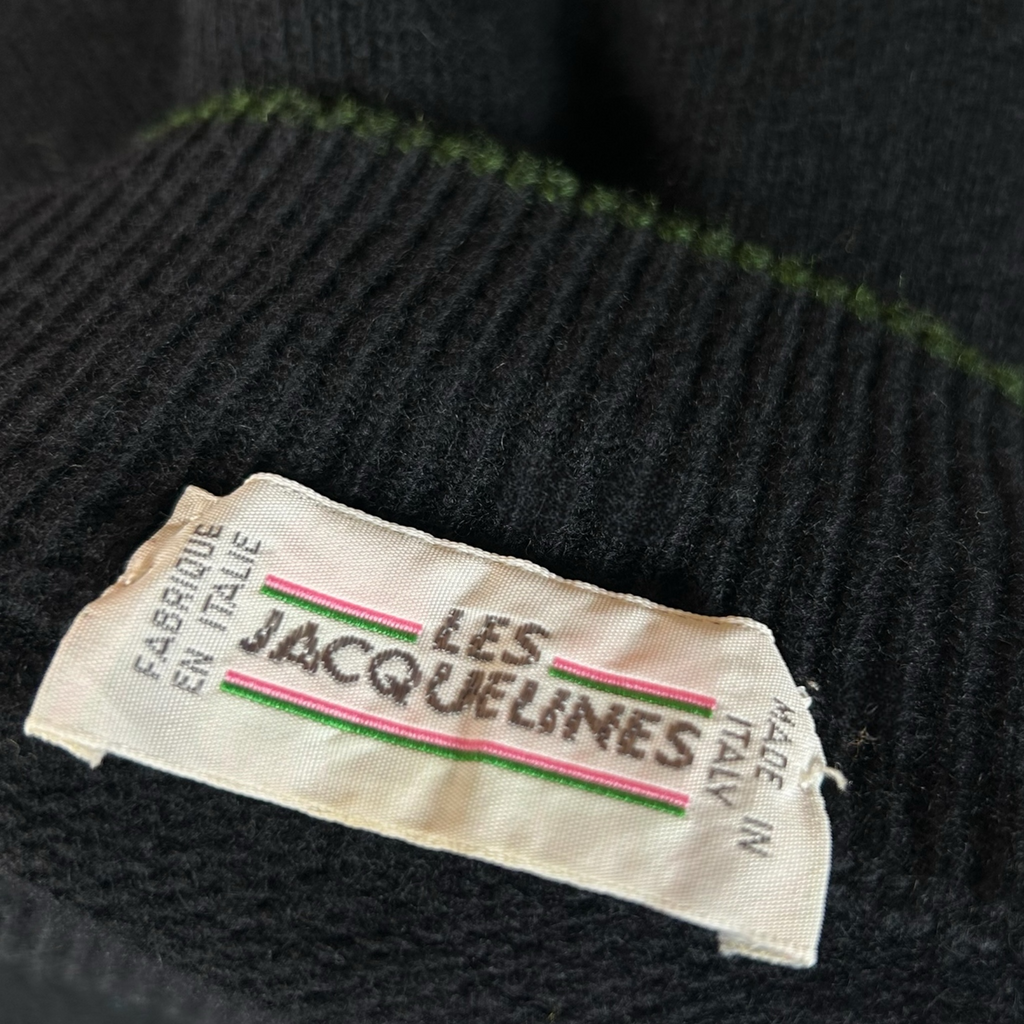 Maglione Vintage Les Jacquelines in lana vergine - Made in Italy