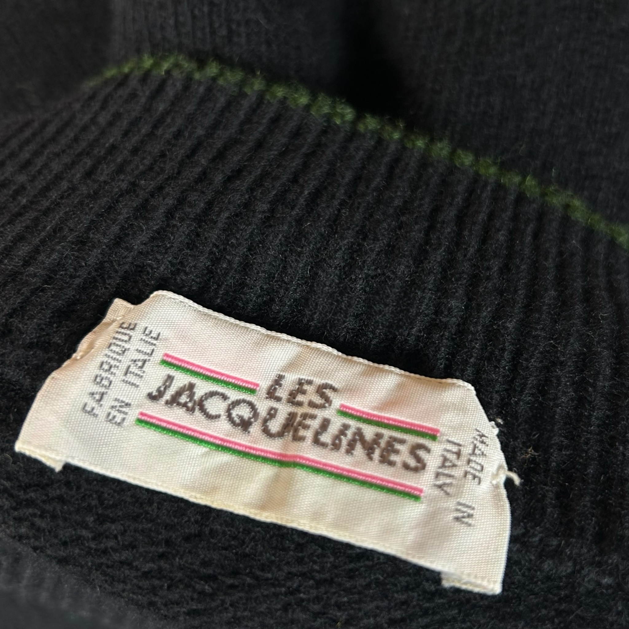 Maglione Vintage Les Jacquelines in lana vergine - Made in Italy