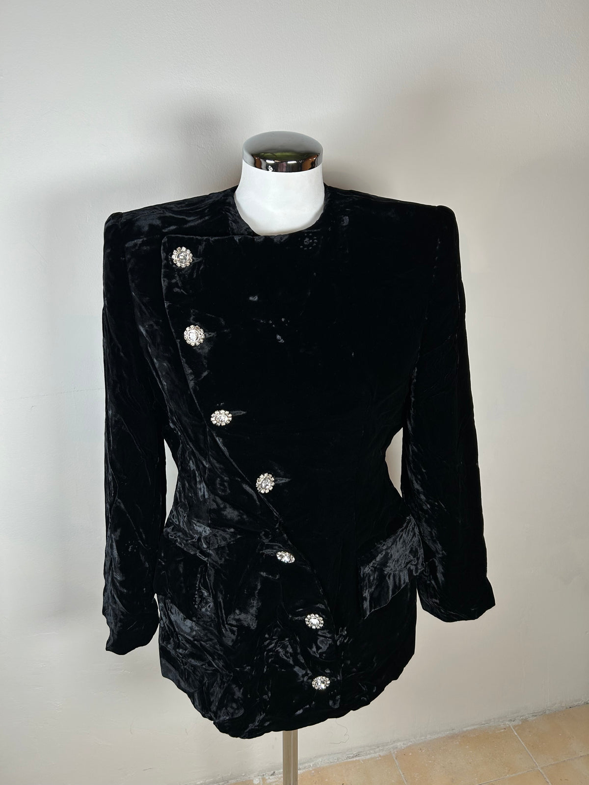 Giacca vintage in velluto anni ‘80