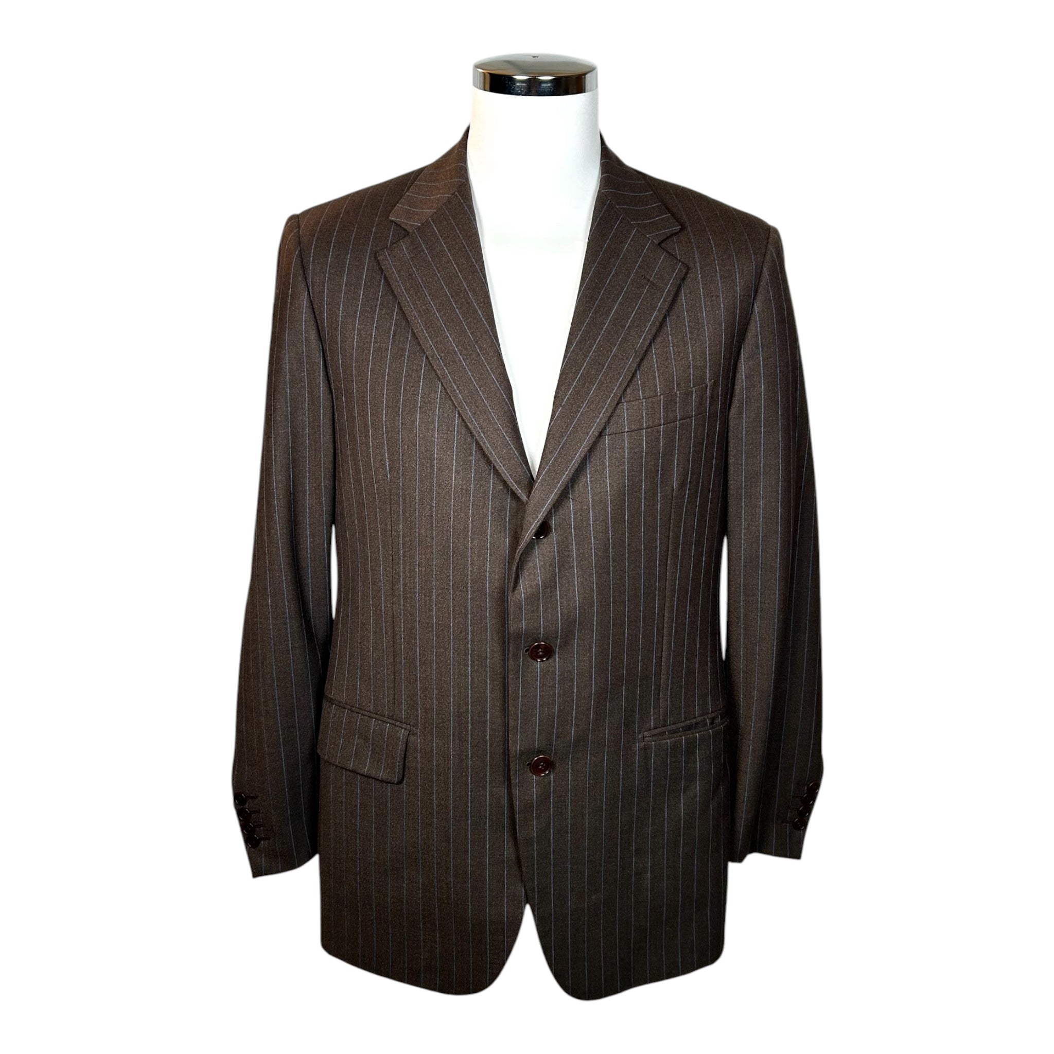 Giacca Sartoriale Gessata Vintage Davide Cenci x Loro Piana - Anni ‘80/90