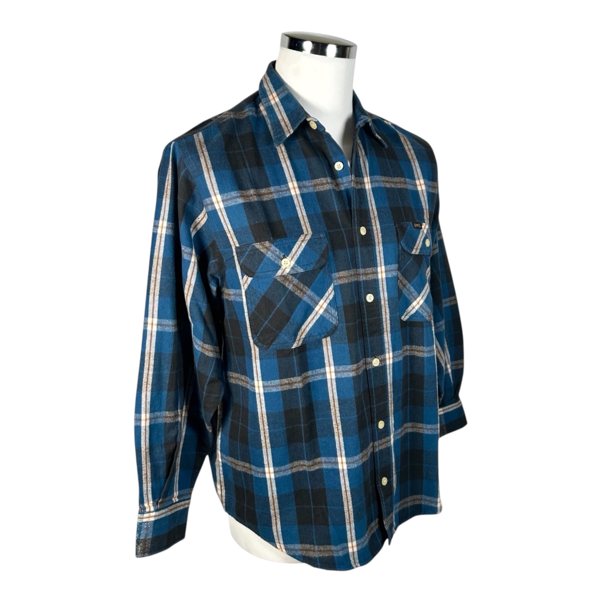 Camicia Vintage Lee Flanella a Quadri – Made in USA Anni '70