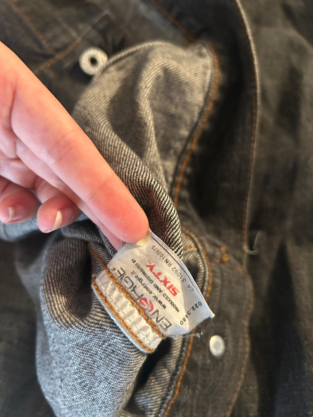 Giacca in denim vintage Y2K Energie