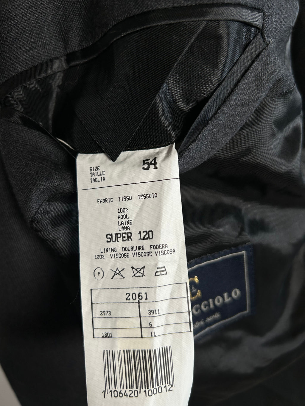 Giacca Sartoriale Caracciolo - Lana Super 120 Loro Piana