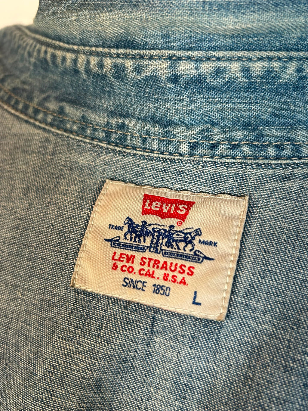 Camicia in denim Levi’s Vintage Western anni ‘90